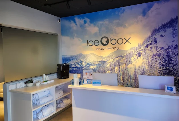 Front counter of Icebox Crotherapy